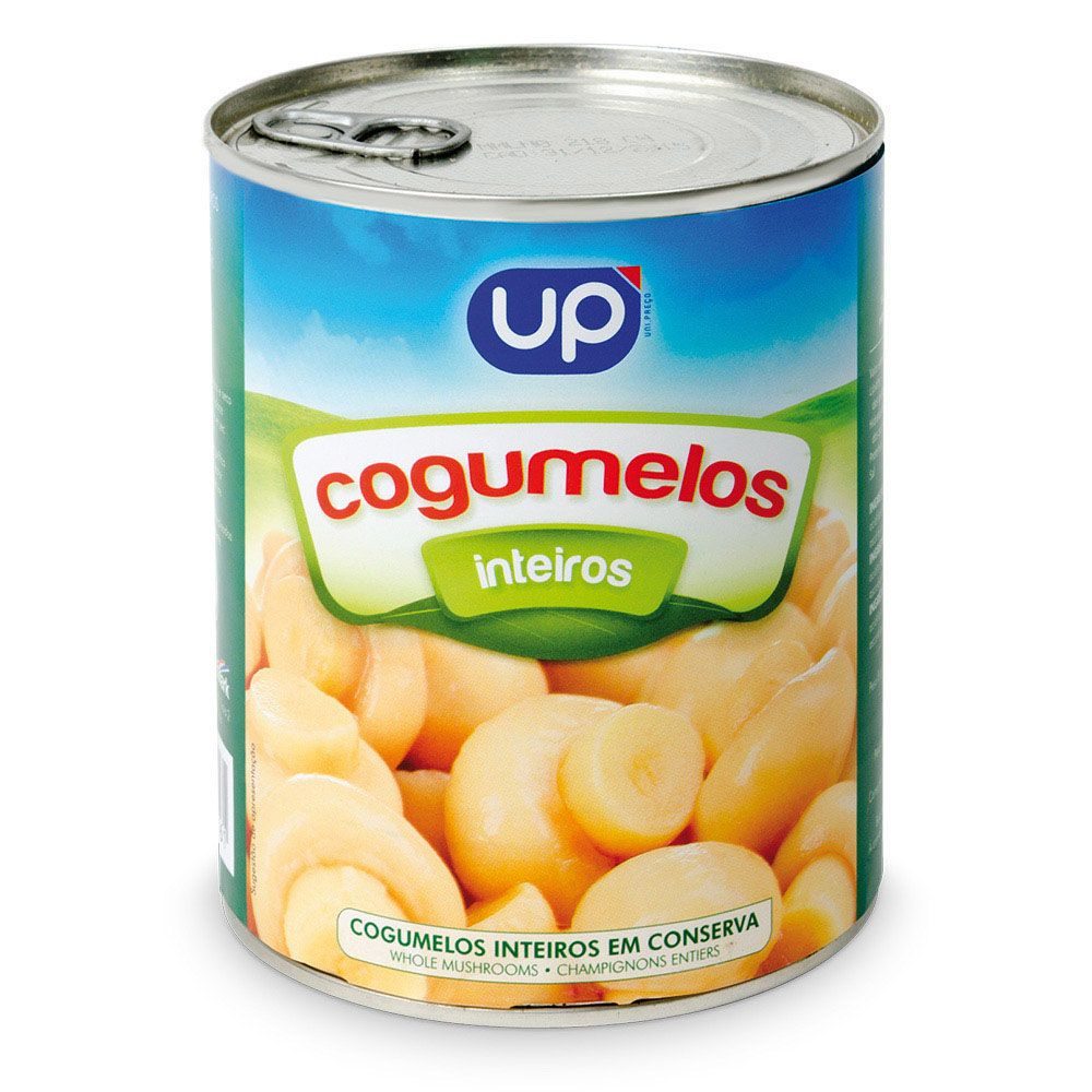Cogumelos Inteiros UP Abertura Fácil