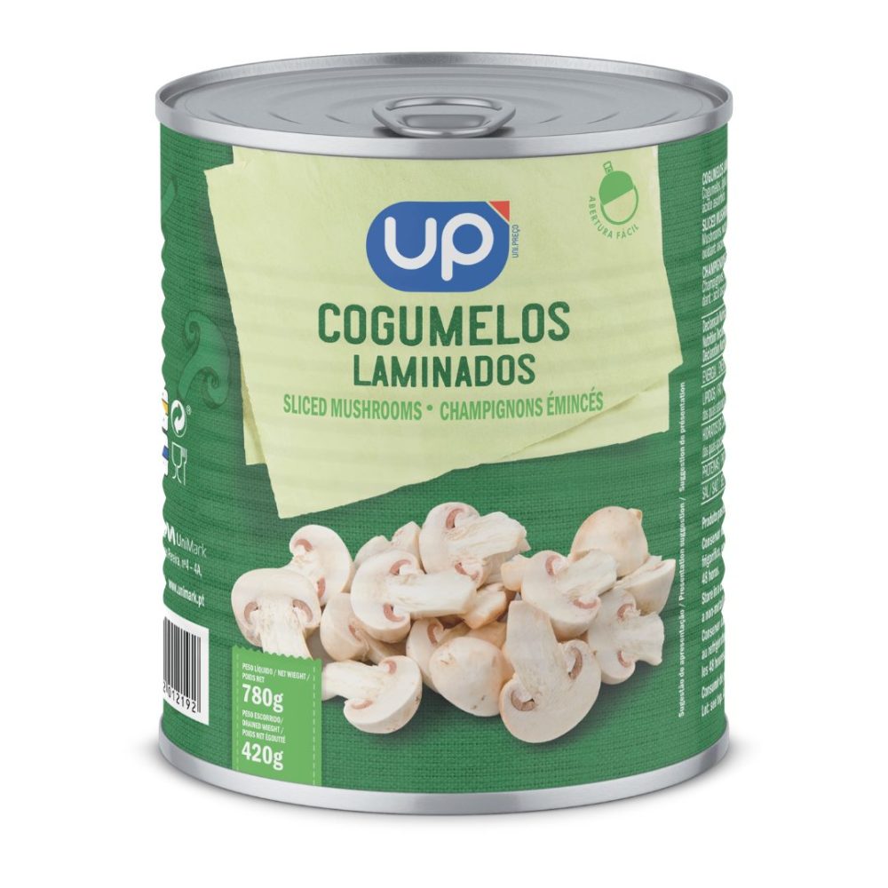 Cogumelos Laminados UP Abertura Fácil