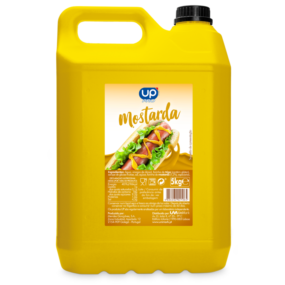 Condimento de Mostarda Garrafão UP