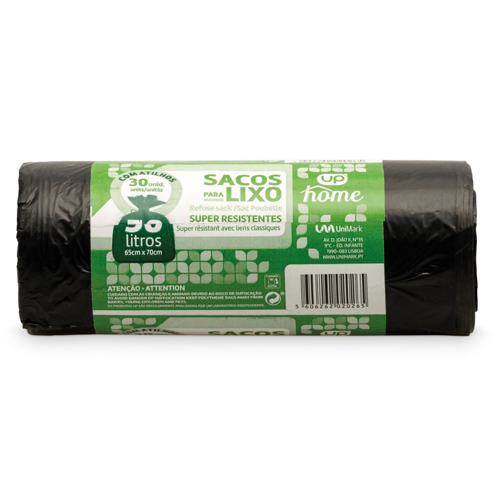 Sacos do Lixo UP Home 65x75cm 50lt