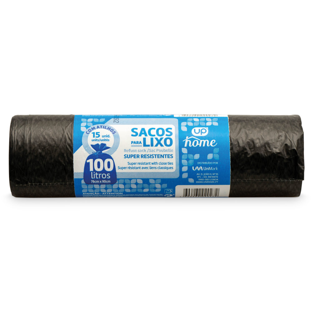 Sacos do Lixo UP Home 76x95cm 100lt
