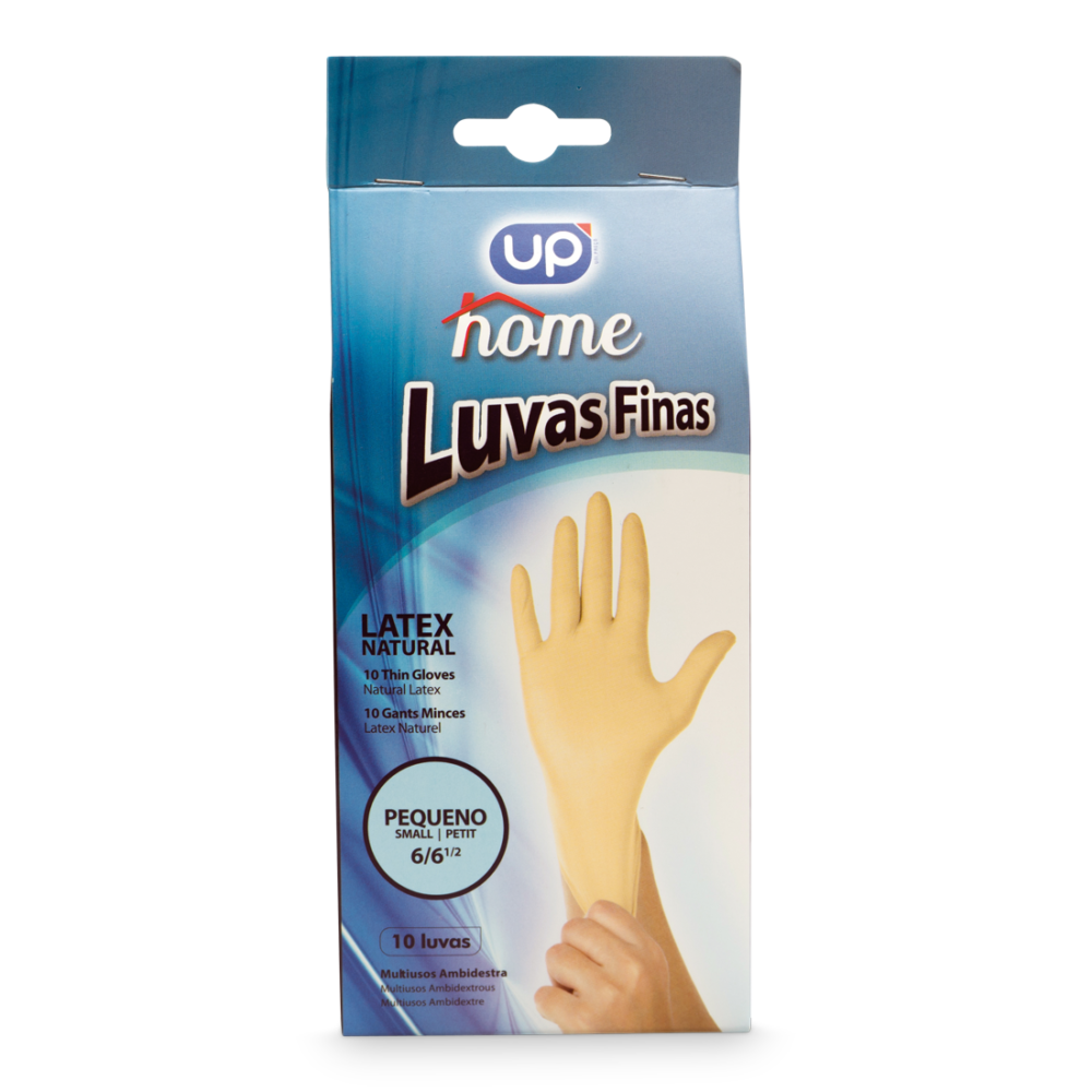 Luvas Látex Ambidestra Pequeno UP Home