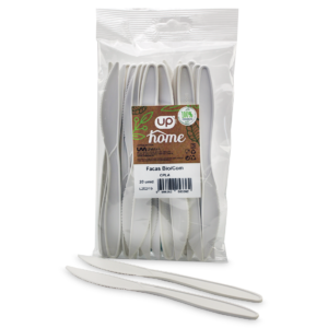 Faca 100% Biodegradável UP Home “CPLA” Branco