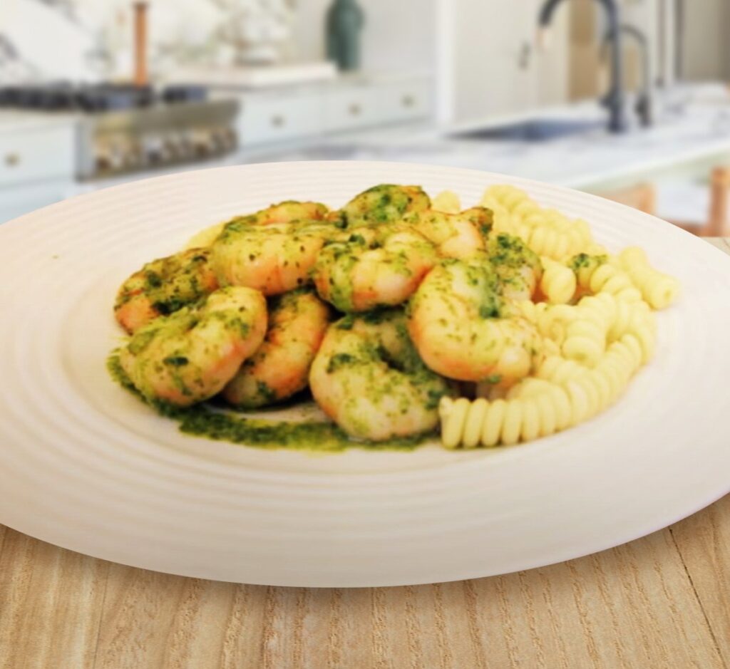 Miolo de Camarão com Coentros