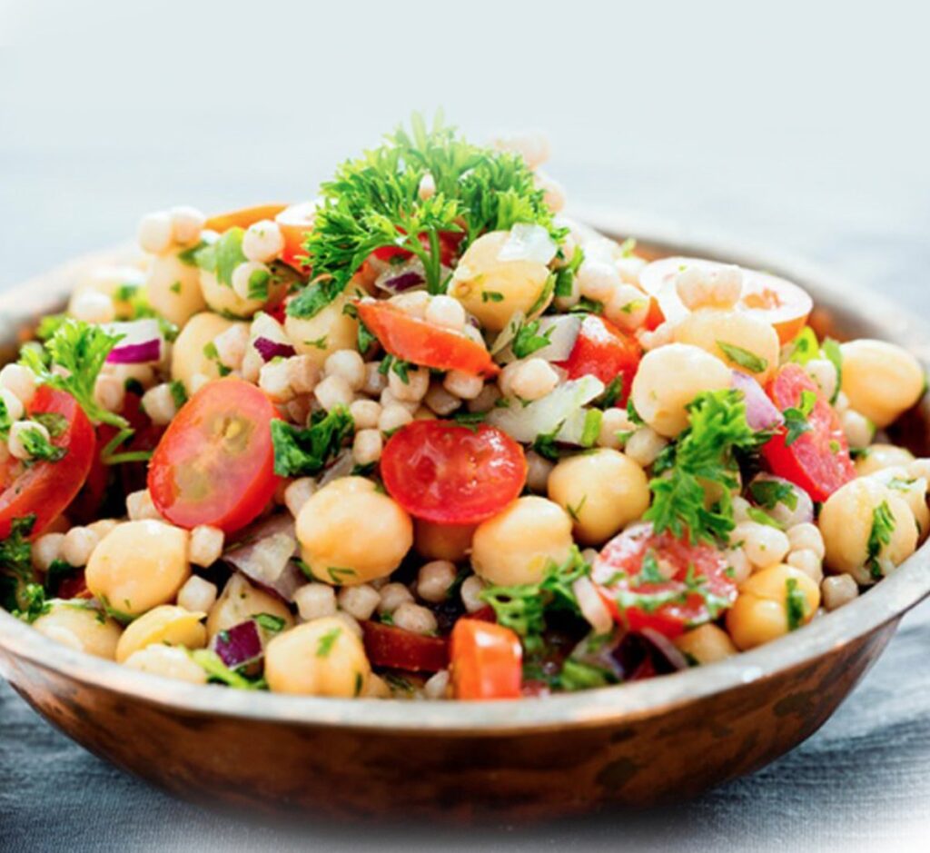 Salada Morna de Grão com Atum