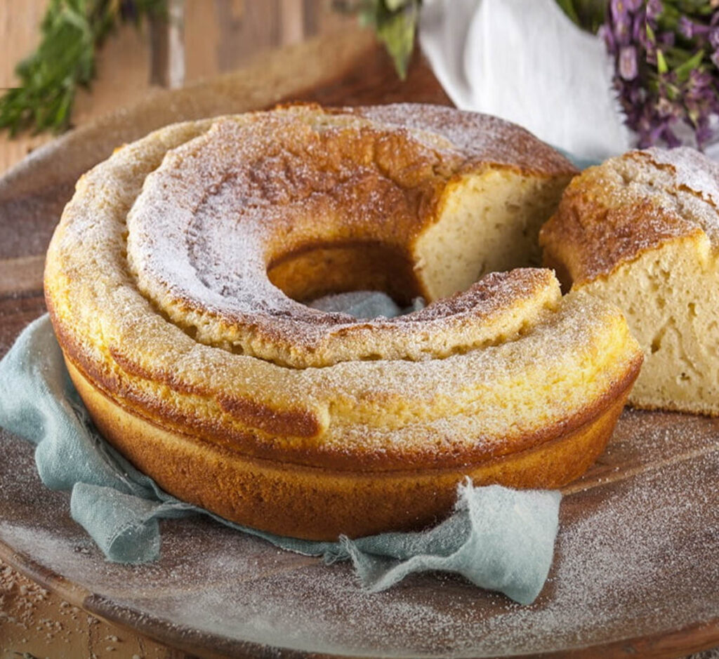 Bolo de iogurte com aromas