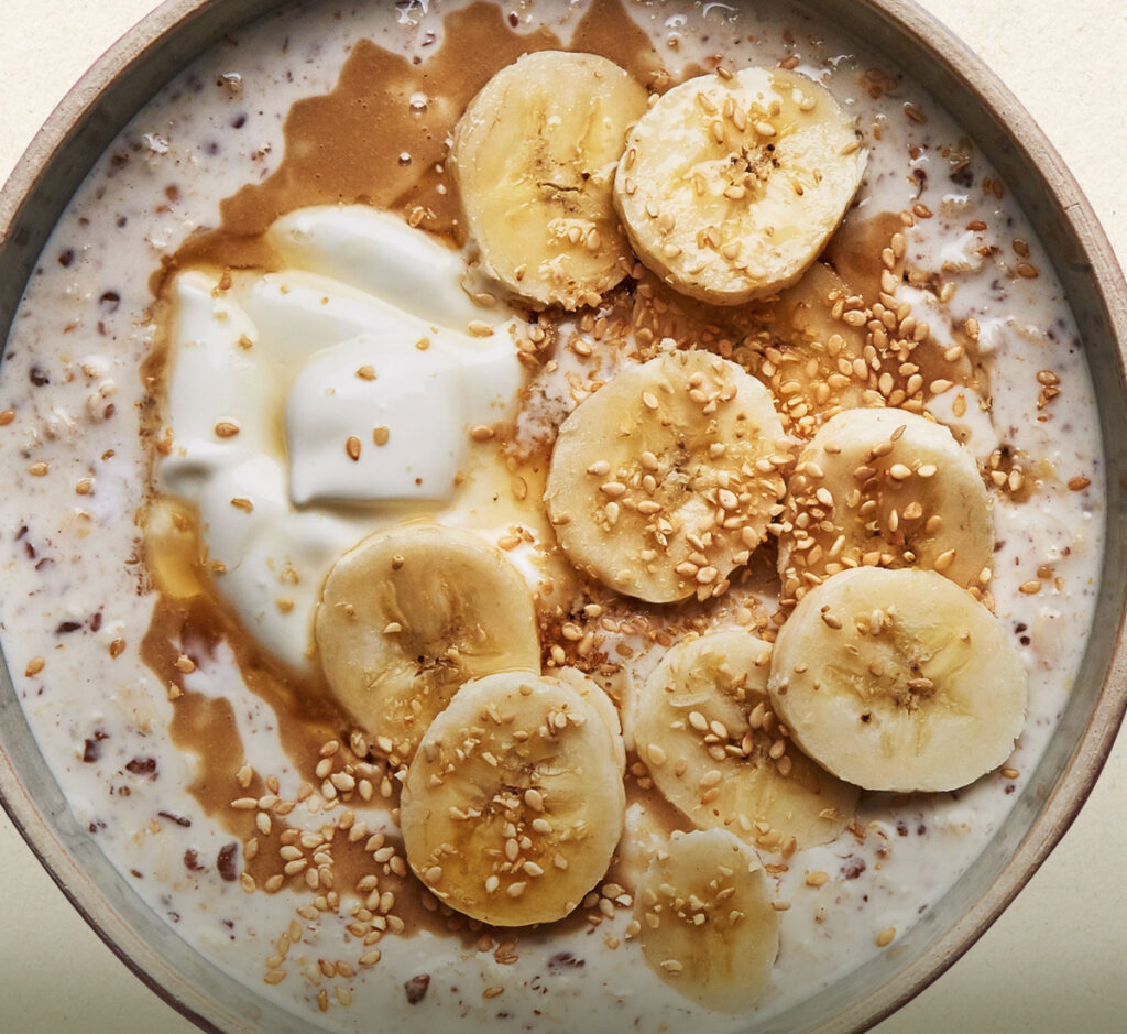 Overnight Oats de Banana