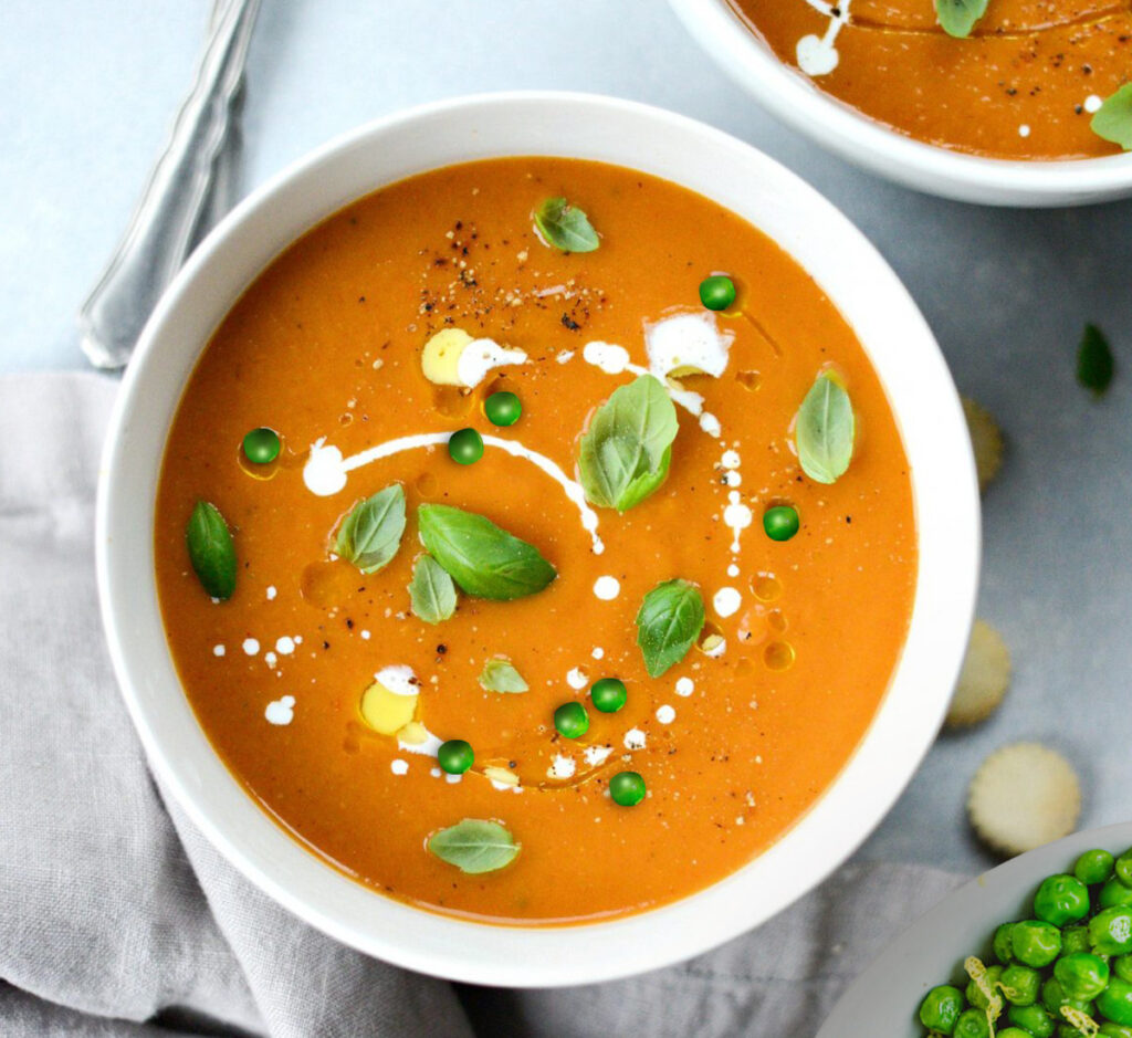 Creme de Abóbora e Tomate