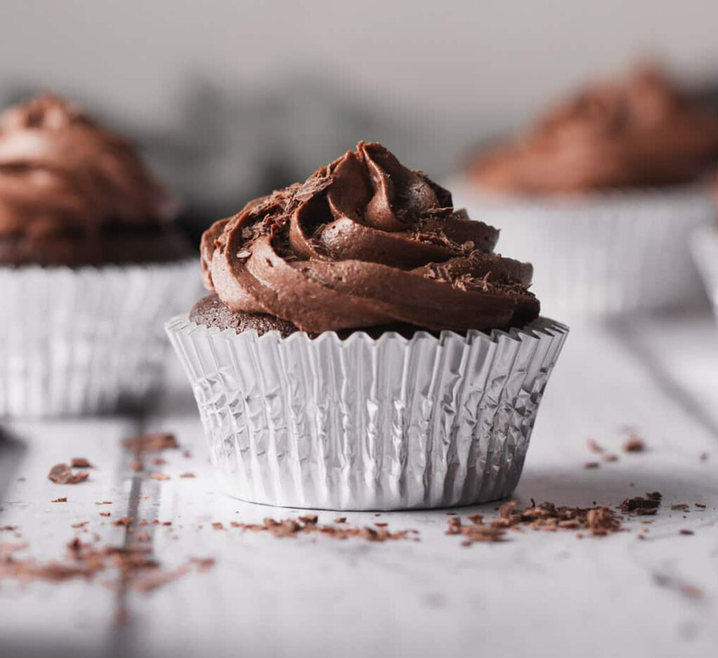 Cupcakes de chocolate com Pensal