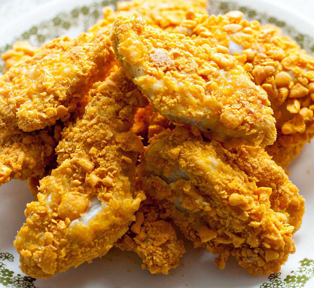 Peixe Panado com Cracker