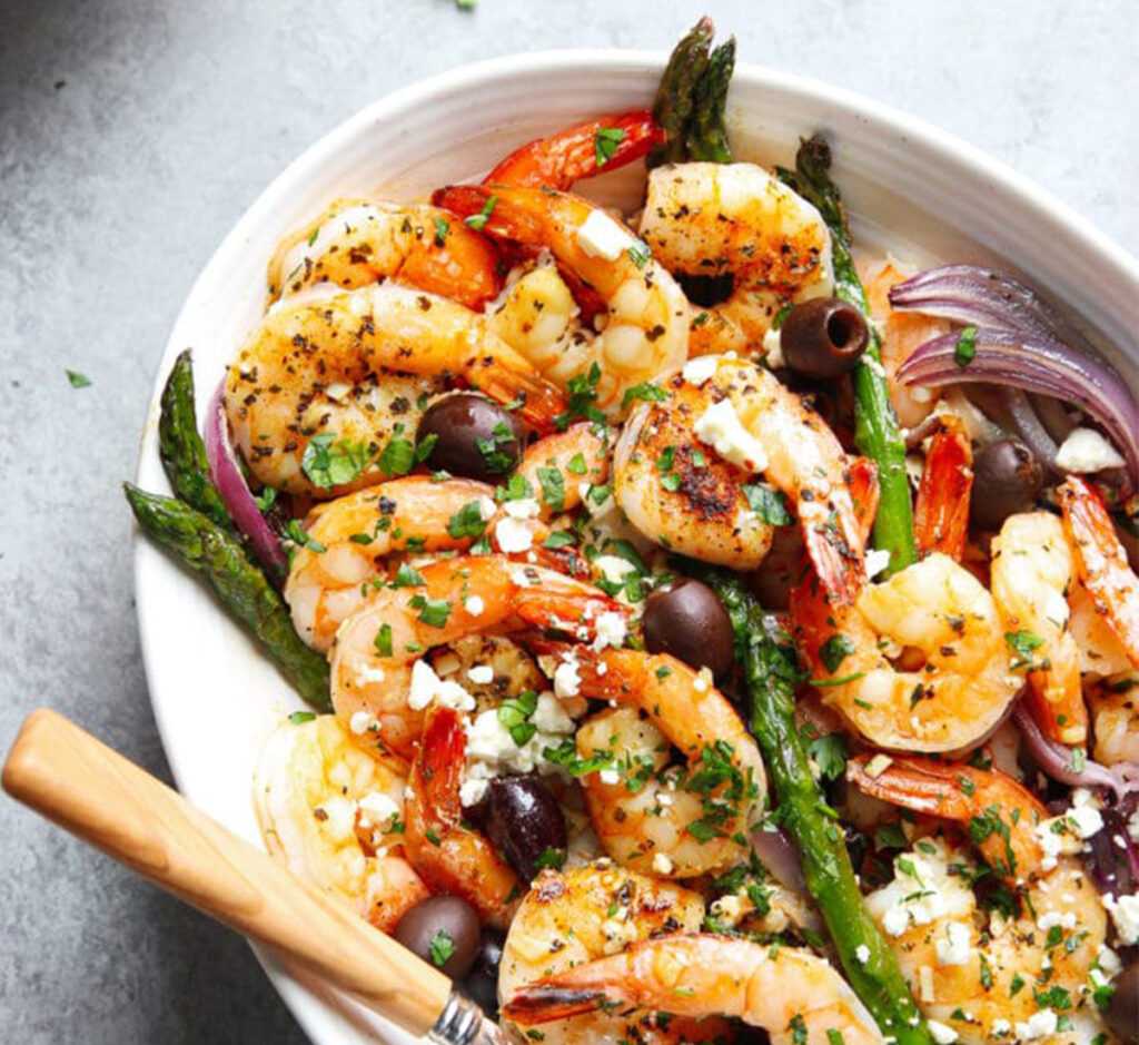 Camarão Mediterrânico no Forno