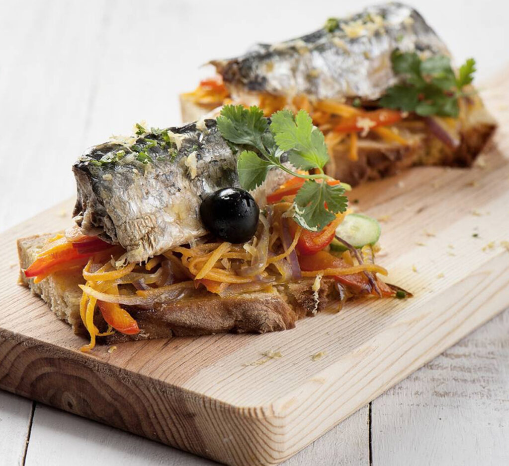 Tapas de Sardinha em conserva