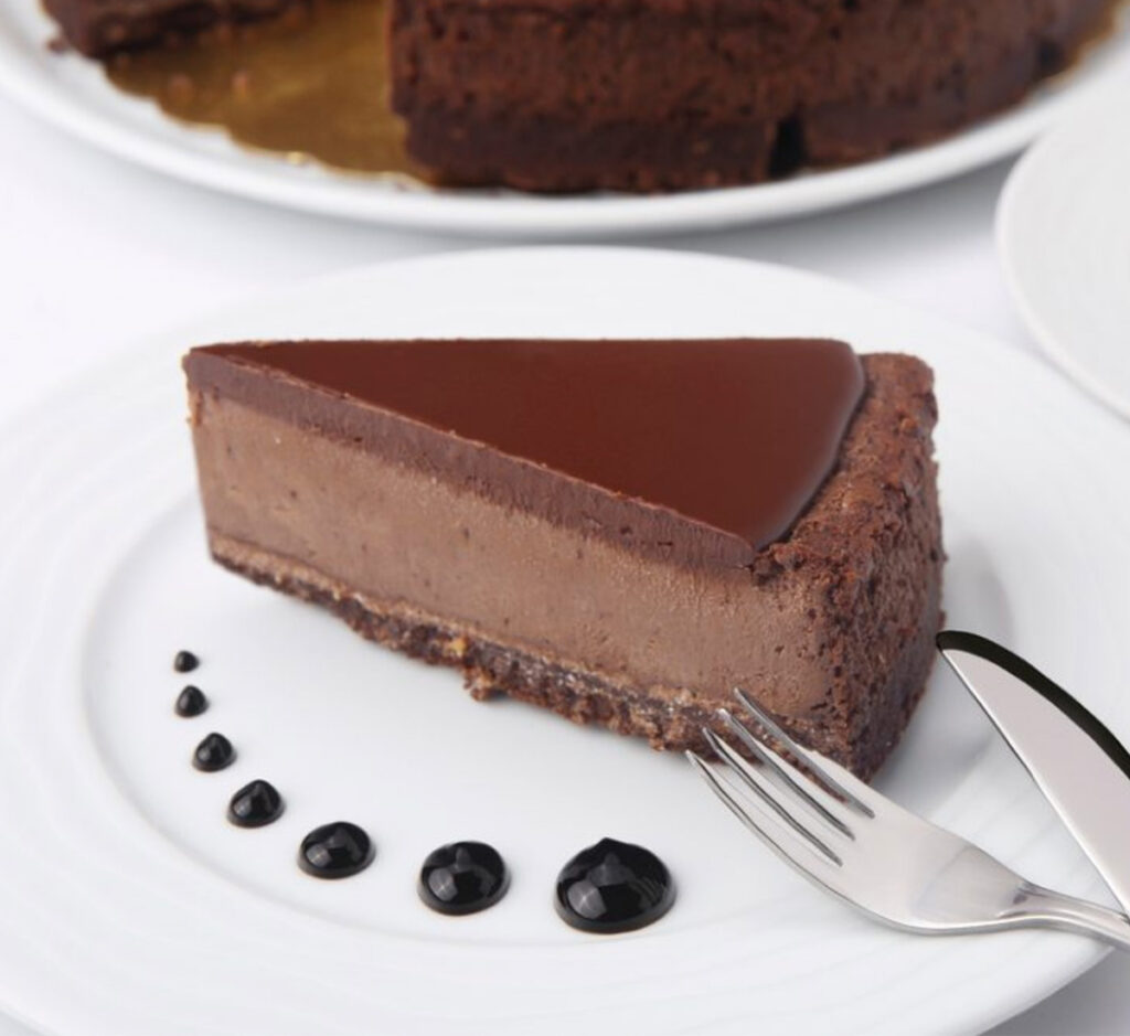 Cheesecake light de chocolate