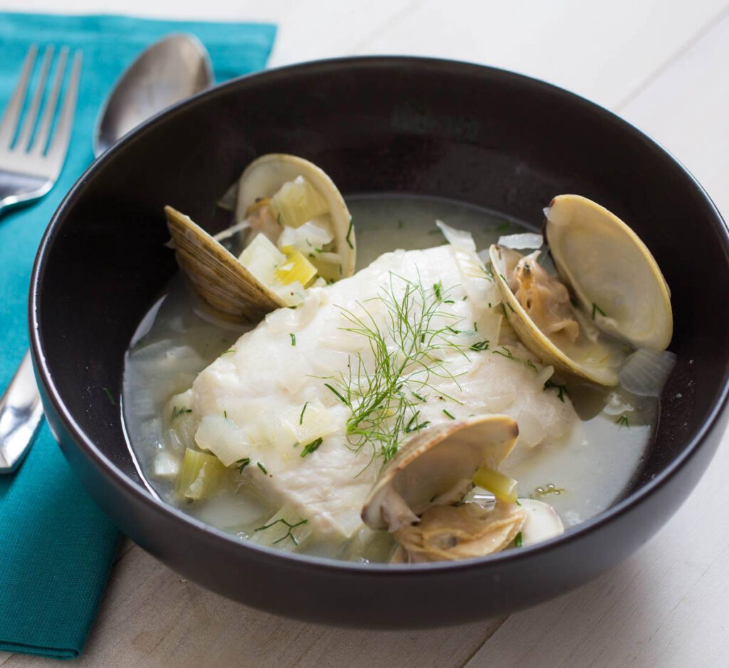 Filetes de Pescada à Bulhão Pato