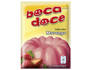 Pudim Boca Doce Morango