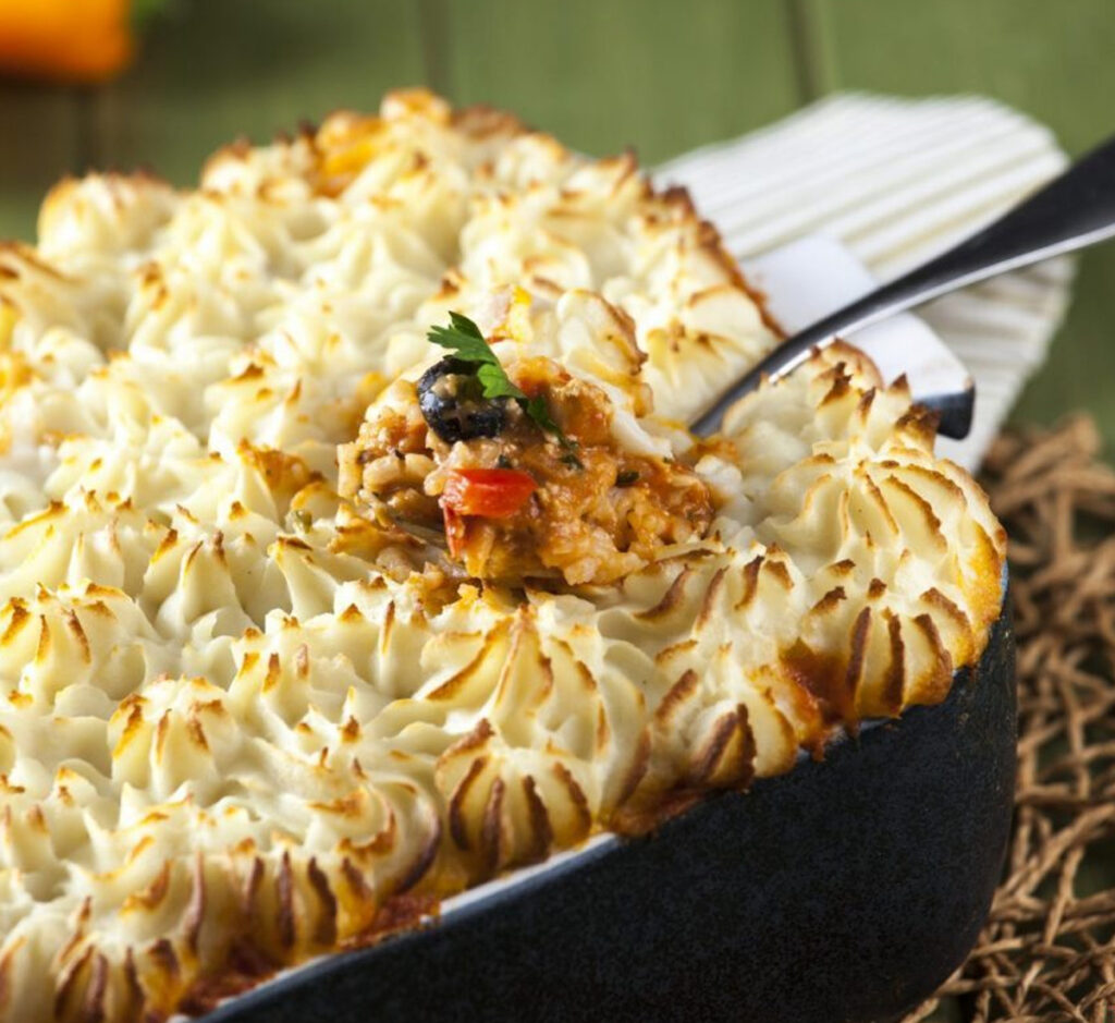 Frango com puré