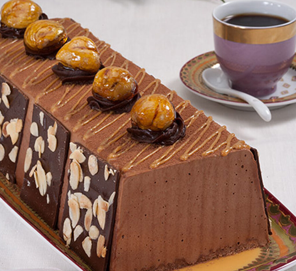 Pavé de chocolate e castanha 🌰