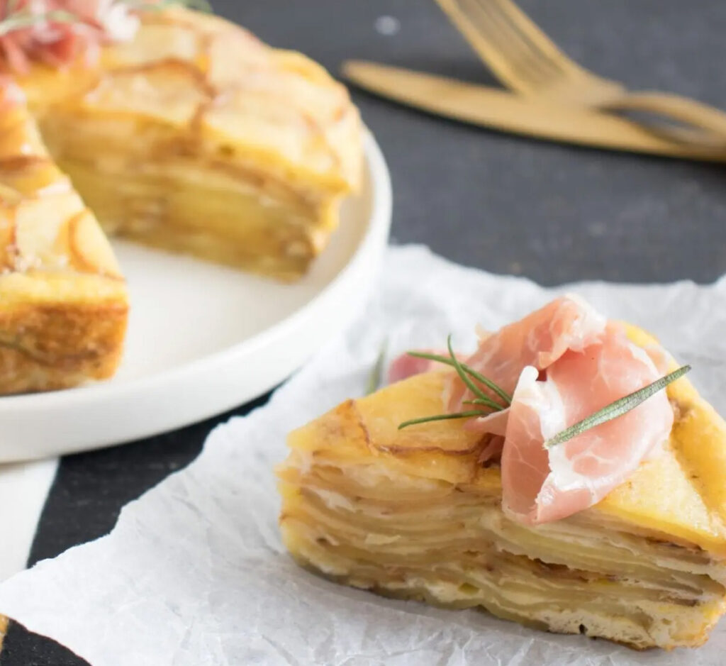 Tortilha de Presunto e Batata