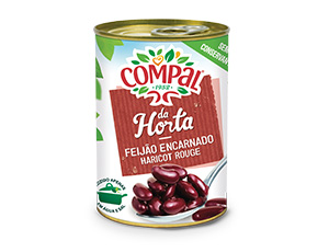 Lata de Feijão Encarnado Compal 410g
