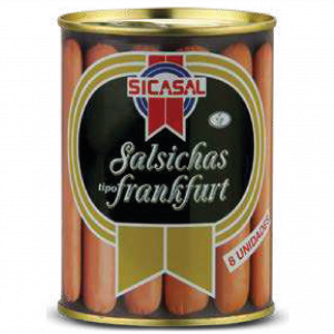 Salsichas Tipo Frankfurt Sicasal 4 Pares