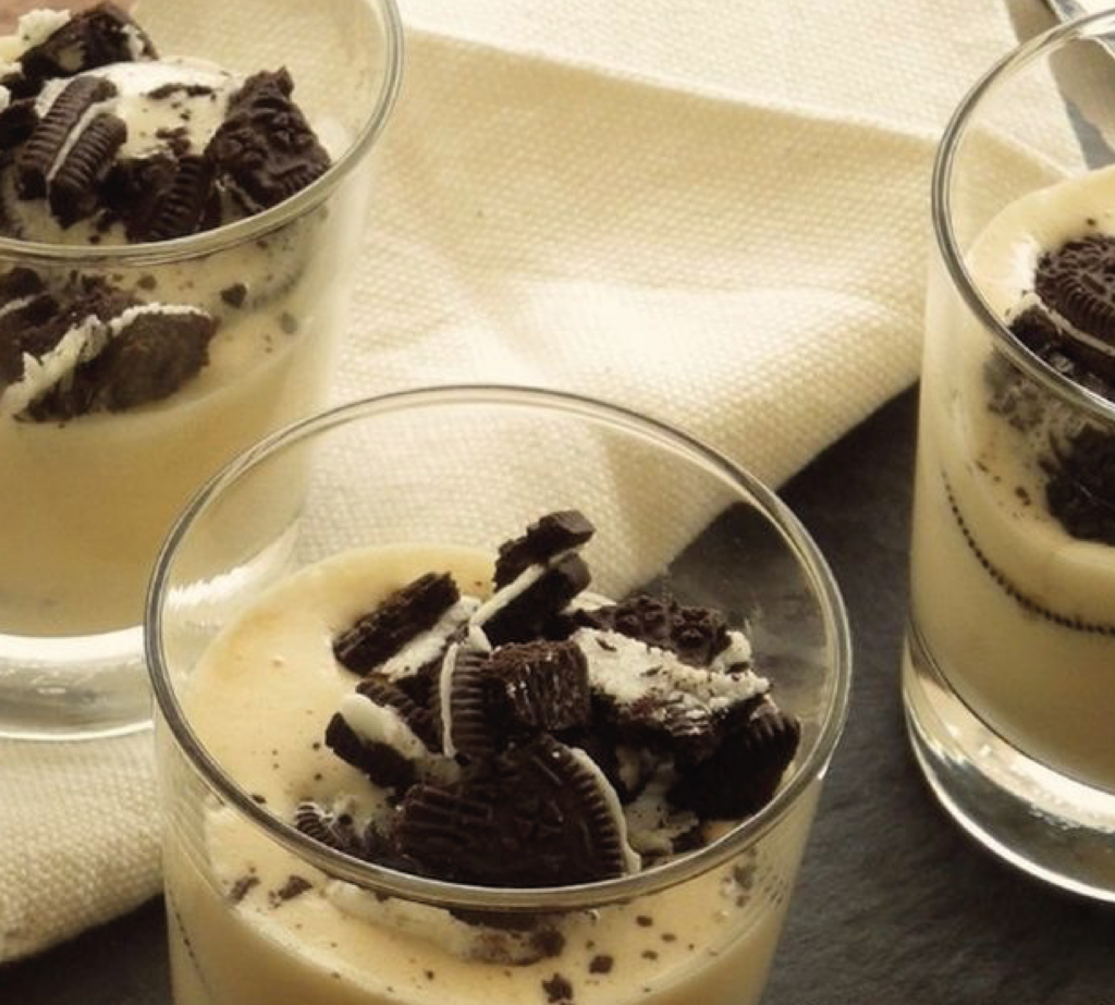 Tiramisú de bolachas Oreo
