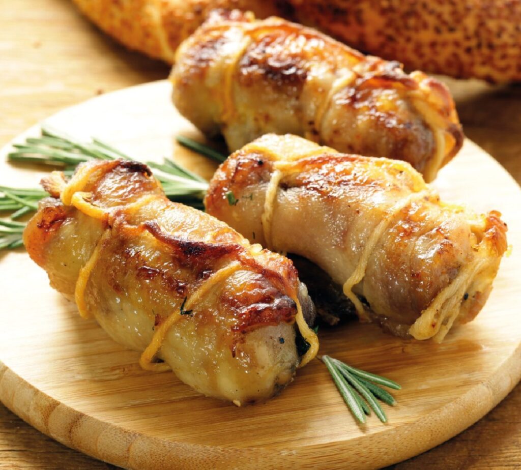 Peito de Frango Recheado com Queijo e Fiambre