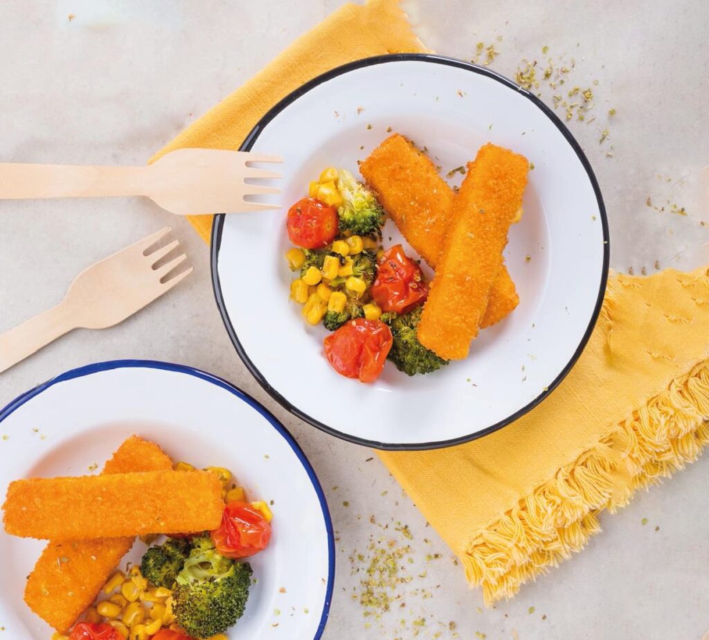 Barrinhas de Limão no Forno Legumes Assados