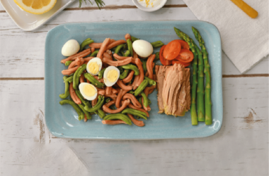 Casarecce Bicolor com Filetes de Atum