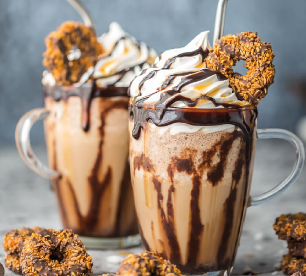 Café Frappé com Chantilly e Chocolate