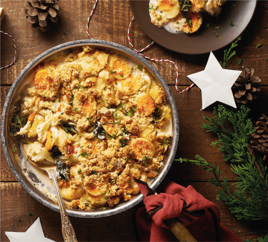 Roupa velha gratinada