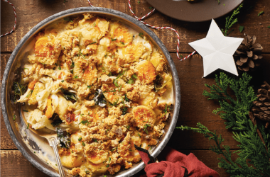 Roupa velha gratinada