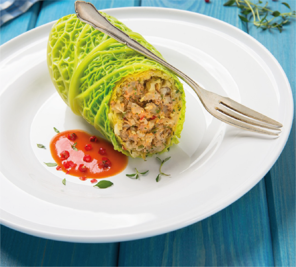 Burrito de Sardinha e Couve Lombarda