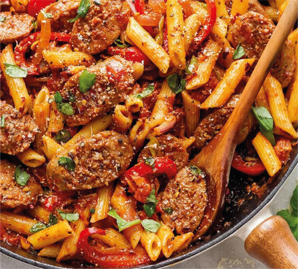 Macarrão com Salsichas