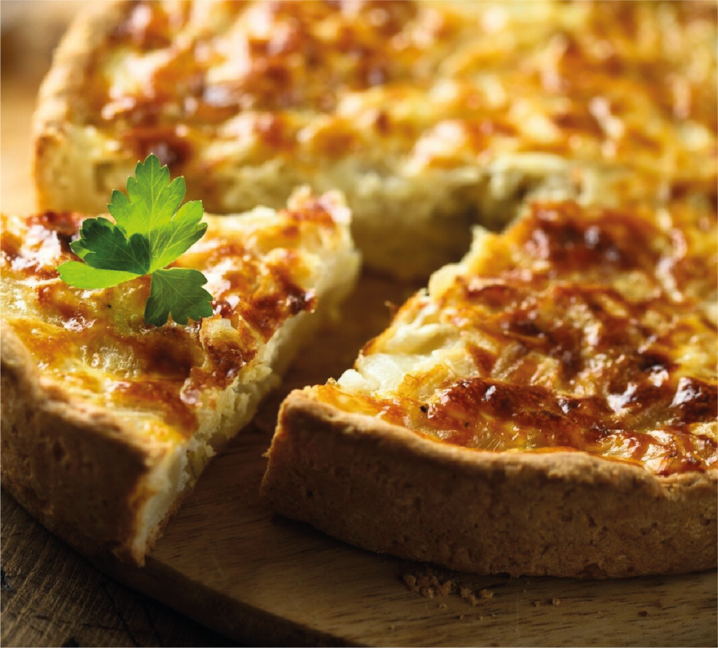 Tarte de Carne desfiada e Requeijão