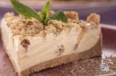 Tarte Gelada de Café e Nozes