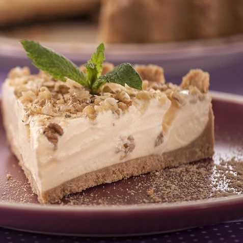 Tarte Gelada de Café e Nozes