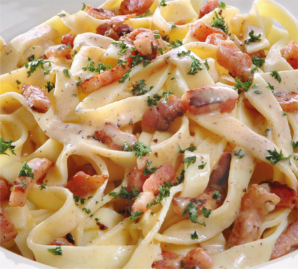 Tagliatelle com Fiambre
