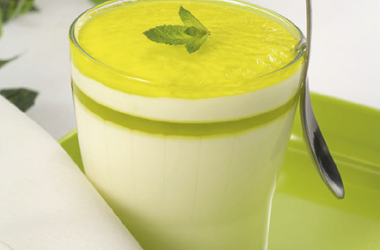 Doce fresco de gelatina