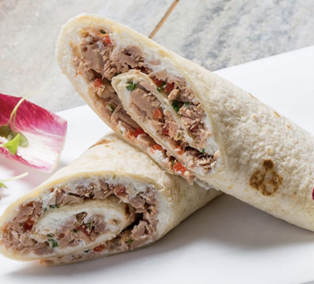 Wrap Bom Petisco com Requeijão e Malagueta