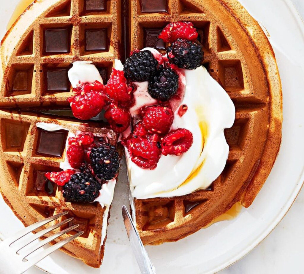 Waffle de Frutos Vermelhos