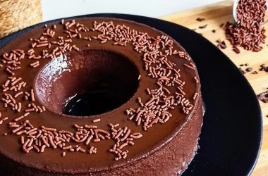 Pudim de Chocolate e Macieira Cream