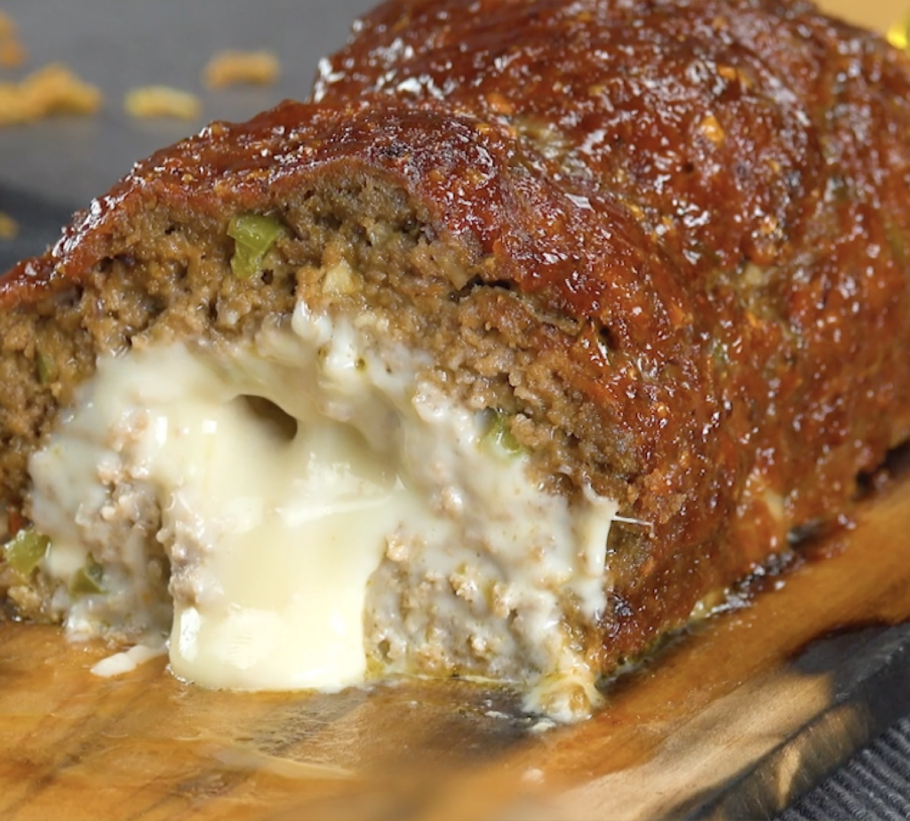 Bolo de carne Babybel