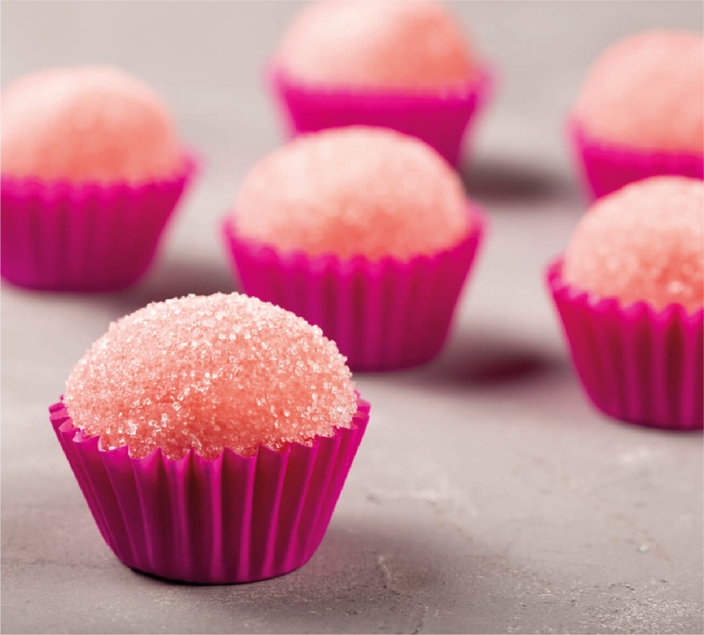 Brigadeiros de gelatina