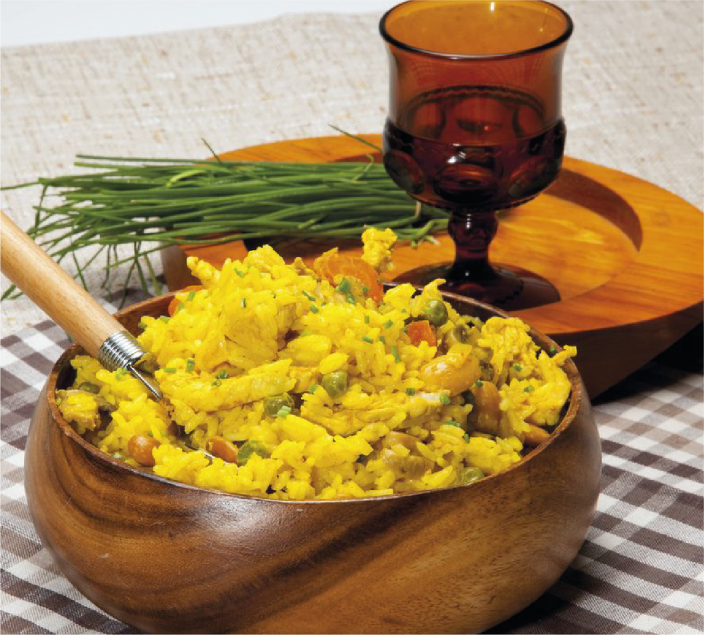 Arroz com açafrão