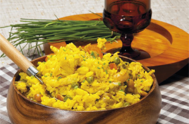 Arroz com açafrão