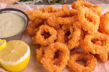 Calamares com maionese