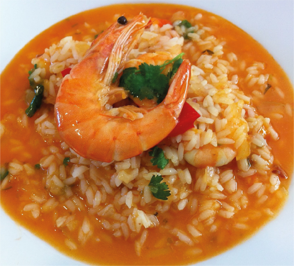Arroz de Tamboril com Gambas