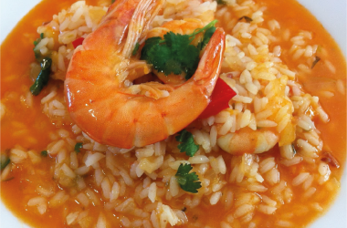 Arroz de Tamboril com Gambas