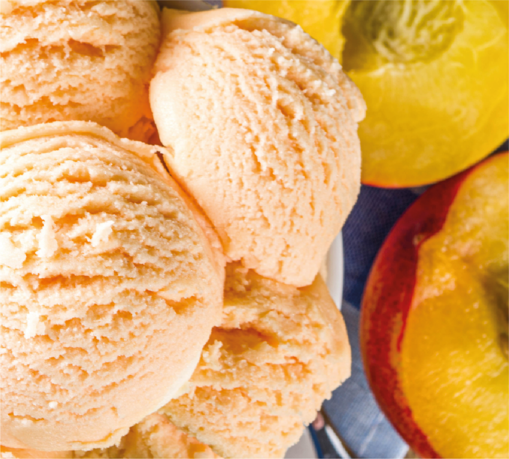 Gelado de Pêssego