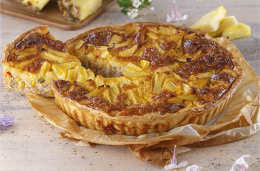 Quiche de atum e ananás